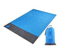 ChenYuNiu Waterproof Beach Mat - Sand-Free Outdoor Blanket Folding Camping Mat 200x140cm Perfect for Beach Picnic Tent & Camping (Blue)