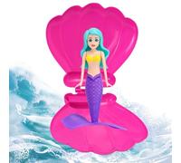 CHENYUOUYANG 2 Pcs Set Little Mermaid Pool Toy Shell, Sinkies for Kids Swimming Pool Toys Mermaid Toys, Summer Water Party Supplies Accessories Gifts for Girls (Purple)