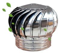 CHENYUOZ Rotating Chimney Cowl, Non Power Roof Ventilator, Roof Ventilator Prevents Rain from Entering The Flue and Keeps The Fireplace Dry Strong and Durable(300mm/11.8in)