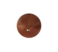 ChenYuTe Women's Simple and Elegant Gold/Silver Heart shaped A-Z Initial Letter Necklace -18K Gold Plated Letter Pendant Necklace Fashionable and Compact Women's Jewelry Birthday Gift, Metal, No