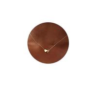 ChenYuTe Women's Simple and Elegant Gold/Silver Heart shaped A-Z Initial Letter Necklace -18K Gold Plated Letter Pendant Necklace Fashionable and Compact Women's Jewelry Birthday Gift, Metal, No