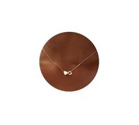 ChenYuTe Women's Simple and Elegant Gold/Silver Heart shaped A-Z Initial Letter Necklace -18K Gold Plated Letter Pendant Necklace Fashionable and Compact Women's Jewelry Birthday Gift, Metal, No