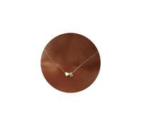 ChenYuTe Women's Simple and Elegant Gold/Silver Heart shaped A-Z Initial Letter Necklace -18K Gold Plated Letter Pendant Necklace Fashionable and Compact Women's Jewelry Birthday Gift, Metal, No