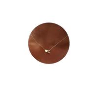 ChenYuTe Women's Simple and Elegant Gold/Silver Heart shaped A-Z Initial Letter Necklace -18K Gold Plated Letter Pendant Necklace Fashionable and Compact Women's Jewelry Birthday Gift, Metal, No