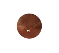 ChenYuTe Women's Simple and Elegant Gold/Silver Heart shaped A-Z Initial Letter Necklace -18K Gold Plated Letter Pendant Necklace Fashionable and Compact Women's Jewelry Birthday Gift, Metal, No