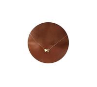 ChenYuTe Women's Simple and Elegant Gold/Silver Heart shaped A-Z Initial Letter Necklace -18K Gold Plated Letter Pendant Necklace Fashionable and Compact Women's Jewelry Birthday Gift, Metal, No