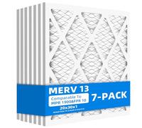Chenzhit (3 Pack) 20x30x1 Furnace Air Filters, MPR 1900 & FPR 10, MERV 13 Pleated Air Filter (Actual Size: 19.60" x 29.60" x 0.75")