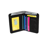 CHENZKBD Men's Wallets Men's Wallet Durability Retro Pu Short Men's Fashion Folding Credit Card Bag Can Store Coin Purse Gifts for Men-Black B