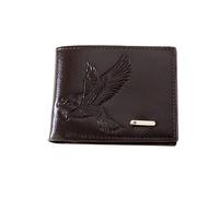 CHENZKBD Men's Wallets Men's Wallet Pu Short Money Clip Card Holder Men's Retro Coin Purse Fashionable and Durable Soft Wallet for Men-c