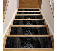CHENZZZZ 15 Pack Crow (19) Carpet Stair Treads for Wooden Steps Indoor, Slip Resistant Stair Rug Staircase Step Treads Pads for Pet, Kids and Elderly