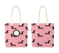 CHENZZZZ Dachshund Dogs and Hearts Cat Out Bag, Hands Free Show Head Cat Sling Carrier, Cat Restrainer Shoulder Bag for Outdoor Travel