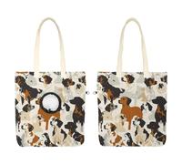 CHENZZZZ Show Head Pet Canvas Shoulder Bag, All kinds of Dogs Pet Out Bag, Outcrop, Pet Out Shoulder Bag.