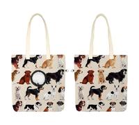 CHENZZZZ Show Head Pet Canvas Shoulder Bag, All kinds of Dogs Pet Out Bag, Outcrop, Pet Out Shoulder Bag.