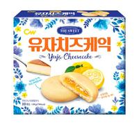 Cheong Woo Yuja Cheesecake Cookie - Korean Citrus Cheesecake-Inspired Soft Cookie, 190g - Premium Dessert Snack