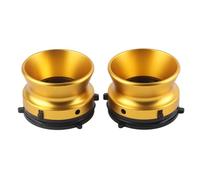 CHEOTIME 1 Pair 10 Inch Nab Hub Adapters for Studer for ReVox, Aluminum Alloy Opener Universal Loading Device, Polished Reel to Reel Tape Opener, for, for Teac (Silver) (Black) (Gray) (Blue) (Red)
