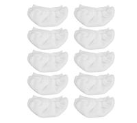 CHEOTIME 10 almohadillas universales para limpiador a vapor, cubierta de paños de microfibra, accesorios de repuesto para limpiador a vapor reutilizables y lavables, almohadillas para