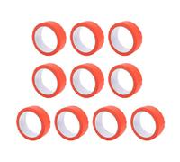 CHEOTIME 10 Pack Red Painters Tape 1.37" X 22 yd Medium Adhesive Red Masking Tape Bulk Multi Pack for DIY Crafting Marking Artwork Indoor & Outdoor Repairs Home Wall Painting