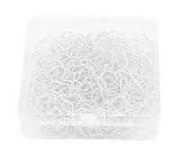 CHEOTIME 100 Pcs Cloud Paper Clips, Decorative Cute Paper Clips, Blue Iron Cloud Shaped Planner with Storage Box for Office School Study (White)