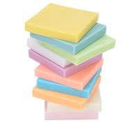 CHEOTIME 10Pcs 2"x2" Rubber Stamp Carving Block Set, Soft PVC Material Color Blocks Engraving Stamps for DIY Pattern Making and School Craft Projects