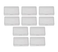 CHEOTIME 10PCS Game Cartridge Case Box, Transparent Anti Dust Cover Storage Box Card Case Protective Holder Compatible with GAMEBOY Advance GBA