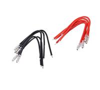 CHEOTIME 10pcs RC Motor Cable, Brush Motor Connector Extension Cable Soft RC Brushless Motor Extension Cable Wire for RC Brush Motor ESC Model Toys