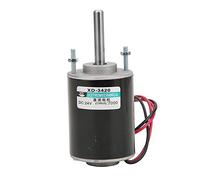 CHEOTIME 12/24V 30W Permanent Magnet DC Motor, Brush DC Motor Low Noise High Speed CW/CCW Electric Gear Motor for DIY Generator (24V6000 rev)