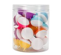 CHEOTIME 12 Pack Eye Lens Case, Compact Portable Animal Designs Colorful Bulk Mini Storage Box Set Replacement Kit Holder Container for Travel Daily Use