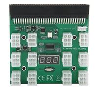 CHEOTIME 12V Power Supply Breakouts Board Adapter, 6 PIN Port for GPU Mining Rigs Server PSU, High Safety Performance PCB Breakouts Board Module