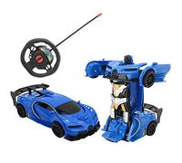 CHEOTIME 2-in-1 Transforming Robot Car, Remote Control Car 1:22 Scale Electric Model Simulation Cars One Click Deformation 360 Degree Rotating Drifting Vehicle Gift for Birthday