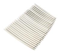CHEOTIME 24Pcs Guitar Fret Wires, Cupronickel 2.7mm Width Copper Frets for Jumbo Gauge Fretwire 24 Frets Acoustic Electric Guitar Repair Replacement Accessories