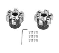 CHEOTIME 2PCS Front Fork Frame Sliders, CNC Aluminium Alloy Crash Protection Motorcycle Falling Protector Universal for Motorcycles Bikes Scooters (Silver)