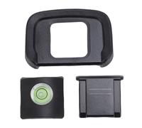 CHEOTIME 3 in 1 Camera Hot Shoe Cover, Eyecup Hot Shoe Cover Bubble Level Set Replacement for Nikon Z50 Mirrorless Camera