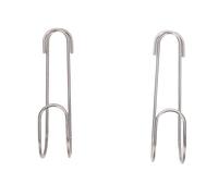 CHEOTIME 304 Stainless Steel Garden Hose Holder Outside,2 Pack Garden Hose Storage Hook Wall Mount Water Hose Hanger Organizer Rack Hook for 44lb Load Bearing