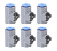 CHEOTIME 3D Printer Accessories, 6PCS PTFE Feed Tube Connector Compatible with A1 Mini PETG Printer Feed Tube Fittings Adapter to Ensure Smooth Filament