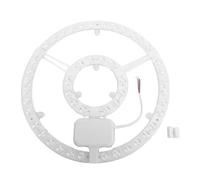 CHEOTIME 48W Dual Color Changing Ceiling Light, LED Light Replacement Round Flush Mount Ceiling Fan Light ABS Circle Light Panel Replacement Kit for Living Room Bedroom Office
