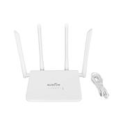 CHEOTIME 4G LTE Router, SIM Card Router with 4 Fixed High Gain Antennas 300Mbps Wireless Hotspot for Home Internet Access, Supports 10-20 Devices