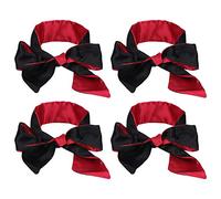 CHEOTIME 4Pcs Silk Eye Mask for Men Women, 59.1x2.6in Lightweight Sleep Blindfold Soft Sleeping Mask Long Tie Travel Eye Covers for Sleeping Home Couples