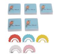 CHEOTIME 5 PCS Bird Whistle Toys, 5 Colors Warbler Original Bird Caller Tongue,Oral Stunts Tricks Gag Tweeting Funny Tweeting Noisemaker Toys for Family Gathering Party