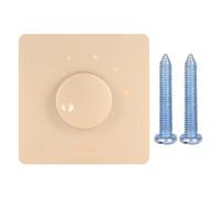 CHEOTIME 50W Speaker Volume Controller, 5 Gears Wall Mount Volume Control Knob Stereo Volume Controller for Home Theater and Commercial Audio Systems (Gold)