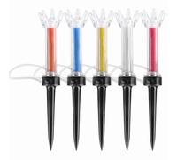 CHEOTIME 5Pcs Golf Tees, Flexible Magnetic Plastic Golf Tee Unbreakable Training Practice Tool Accessory for Golfer Driving Range Mats Training and Practice (79mm)