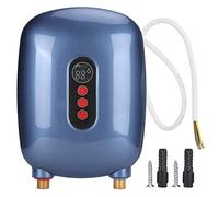 CHEOTIME 6500W Instant Water Heater, Fast Heating Temperature Control Sensor with Led Temperature Display for Household Kitchen Bathroom (Blue)