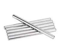 CHEOTIME 6Pcs 303/304 Stainless Steel Shaft, Rod D Axle Accuracy Ground Industrial Robot Parts Robot Metal D Type Shaft Kit 80x6mm