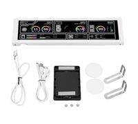CHEOTIME 8.8 Inch PC Temperature Display Panel, Universal 1920x480 178° Wide Viewing Angle CPU GPU Data Temperature Sensor Panel Computer Temp Monitor (White)
