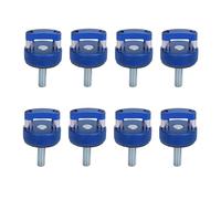 CHEOTIME 8PCS Bronco Thumb Screws, Fasteners M8 1.25 Thread, Hard Top Screws with D Ring for 2dr 4dr 2021+ Steel Billet Aluminum (Blue)