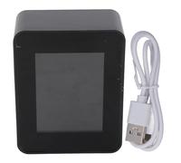 CHEOTIME Air Quality Monitor, Professional Air Quality LCD Detector with CO2 Monitor/HCHO/TVOC/Temperature/Humidity for Home Grow Room, Hotel, Office, Car