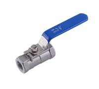 CHEOTIME Ball Valve, 1/2 Inch Stainless Steel Threaded Valve Female Standard Port 1PC Manual Shut Off for Water, Gas, and Industrial Flow Control