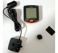 CHEOTIME Bike Computer Set, Watertight Bicycle Speedometer Bike Odometer Cycling Computer with Automatic Backlight, Provide Professional Data Analysis for Outdoor Riding Cycling (813 Wired)