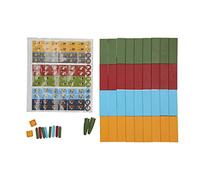 CHEOTIME Blocks Stacking Games, 36PCS Stacking Blocks Multifunctional Plastic Building Blocks Stacking Tower Set with Colorful Designs for Family Game