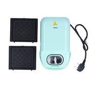 CHEOTIME Breakfast Machine Timing Design Easy Cleaning Multifunctional Sandwiches Waffle Maker Durable For Breakfast Dessert Sandwich Other Snacks (Green)