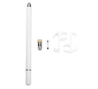 CHEOTIME Calendar Stylus and Mount for Skylight 15 Inch Calendar, 2 in 1 High Precision Stylus Pen with Mesh and Disc Tips, 2 Spare Replacement Tips and 1 Spare Clips (White)